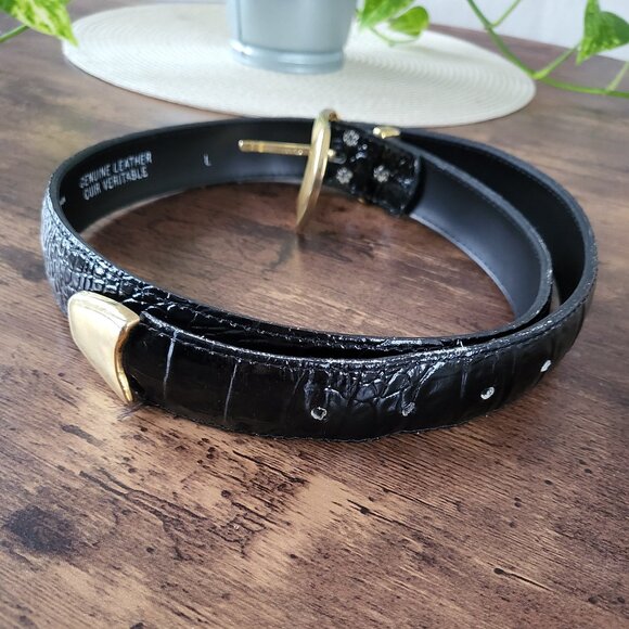 Black vintage belt - Picture 3 of 3